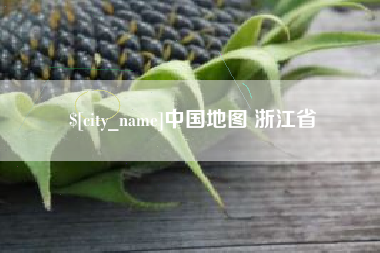 丹东中国地图 浙江省