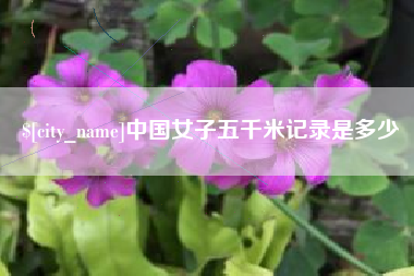 丹东中国女子五千米记录是多少