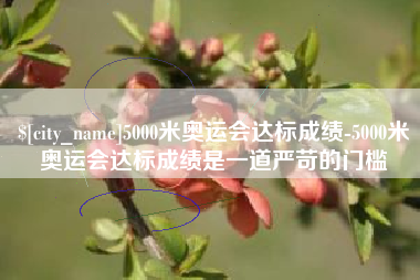 丹东5000米奥运会达标成绩-5000米奥运会达标成绩是一道严苛的门槛