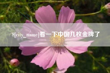 丹东看一下中国几枚金牌了