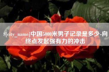 丹东中国5000米男子记录是多少-向终点发起强有力的冲击