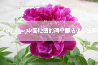 丹东中国地图的简单画法小学生版