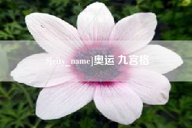 丹东奥运 九宫格