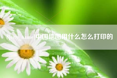 丹东中国地图用什么怎么打印的