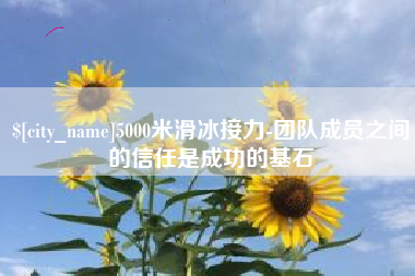 丹东5000米滑冰接力-团队成员之间的信任是成功的基石