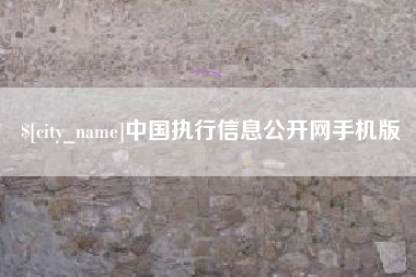 丹东中国执行信息公开网手机版
