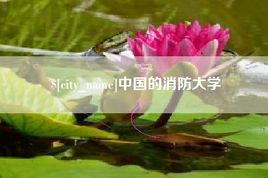 丹东中国的消防大学