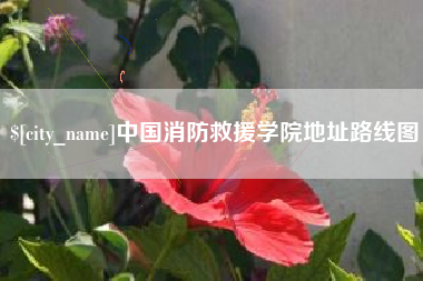 丹东中国消防救援学院地址路线图