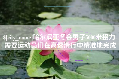 丹东哈尔滨亚冬会男子5000米接力-需要运动员们在高速滑行中精准地完成