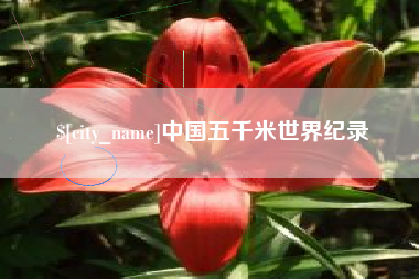 丹东中国五千米世界纪录