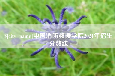丹东中国消防救援学院2024年招生分数线