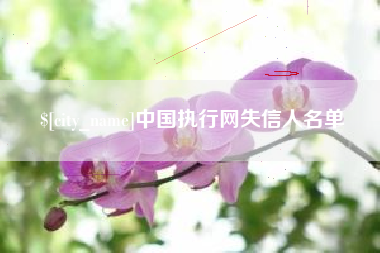 丹东中国执行网失信人名单