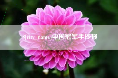 丹东中国冠军手抄报