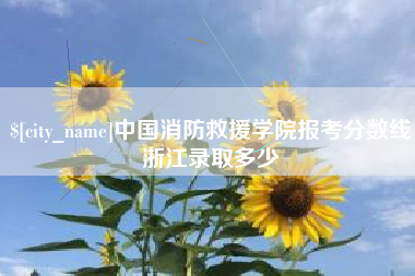 丹东中国消防救援学院报考分数线浙江录取多少