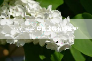 丹东中国金牌有哪些2021