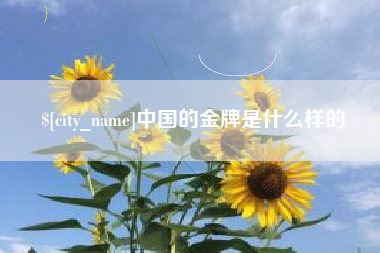 丹东中国的金牌是什么样的